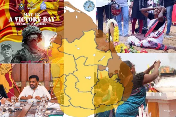 அழிந்தவர்கள், அழிக்கப்பட்டவர்கள் தமிழ் மக்கள் இன அழிப்பை நினைவு கூர்ந்தார்கள்! அழித்தவர்கள், படுகொலை செய்தவர்கள் சிங்கள மக்கள் யுத்த வெற்றியைக் கொண்டாடினார்கள்!